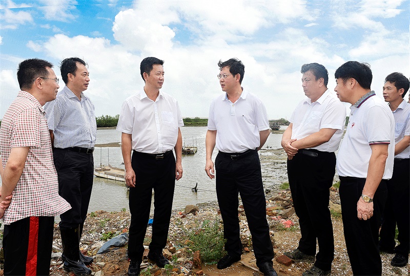湛江市委书记,市人大常委会主任郑人豪率队到我市检查