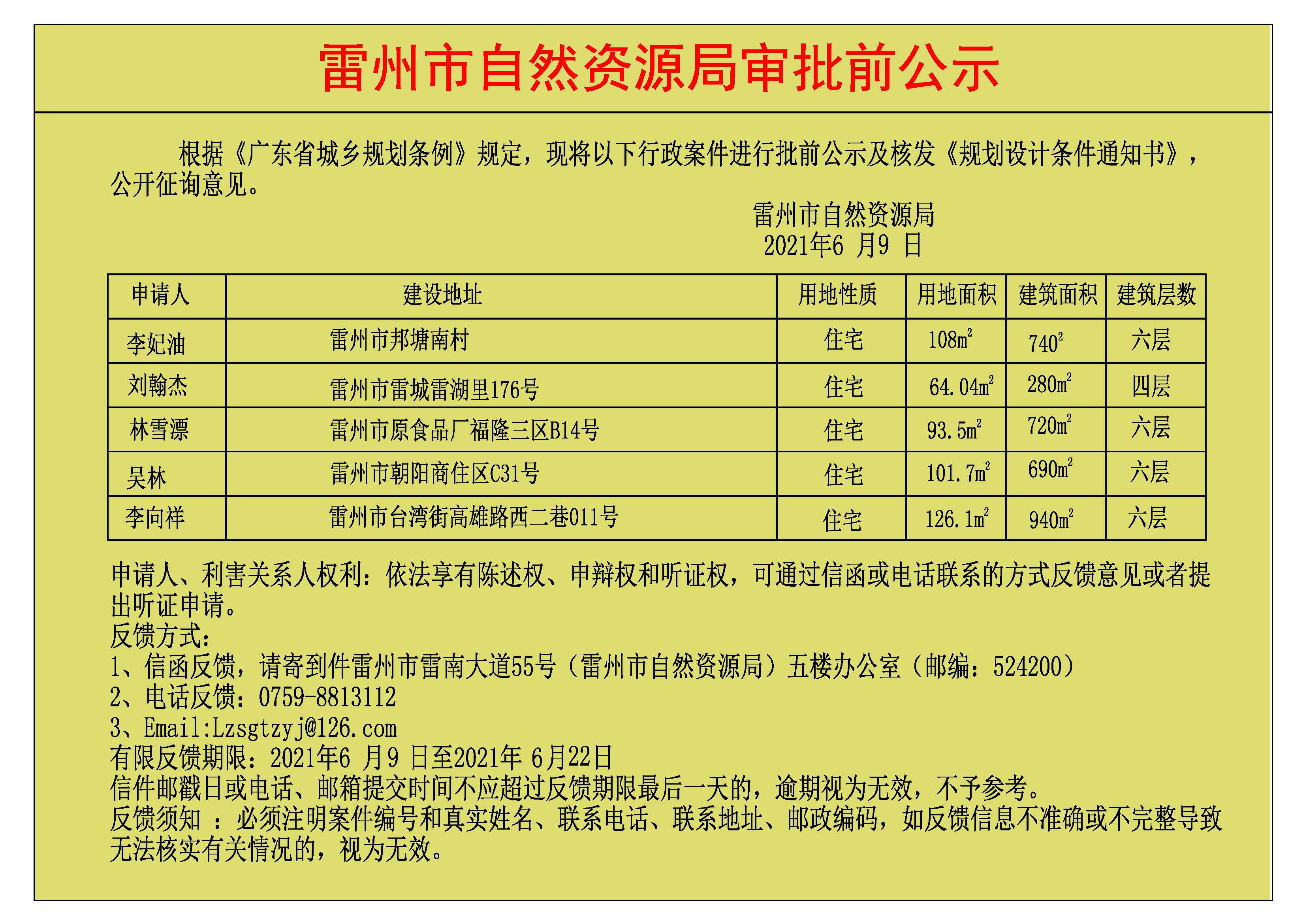 关于李妃油.刘翰杰.林雪漂.吴林.李向祥批前公示及核发《规划设计条件通知书》.jpg