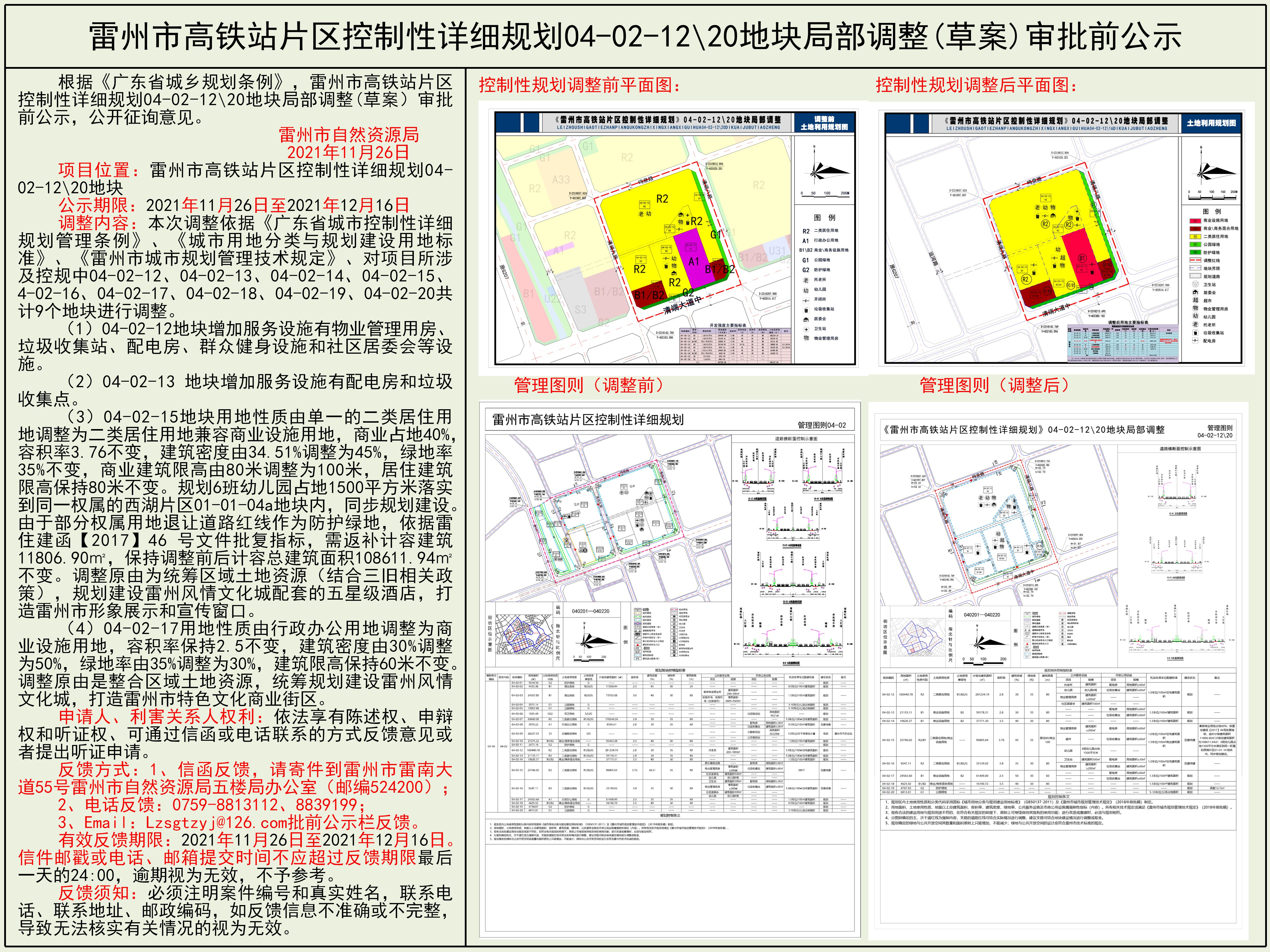 雷州市高铁站片区控制性详细规划04-02-1220地块局部调整(草案)审批前公示.jpg