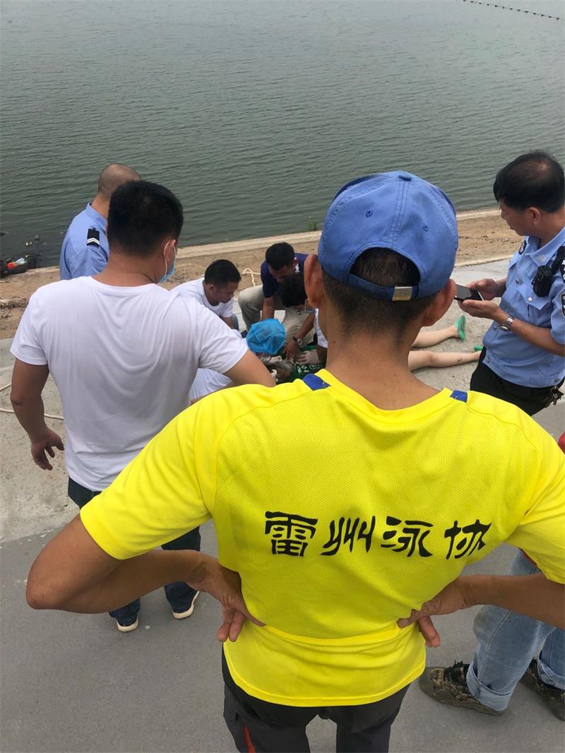 在西湖水库的救人现场.jpg