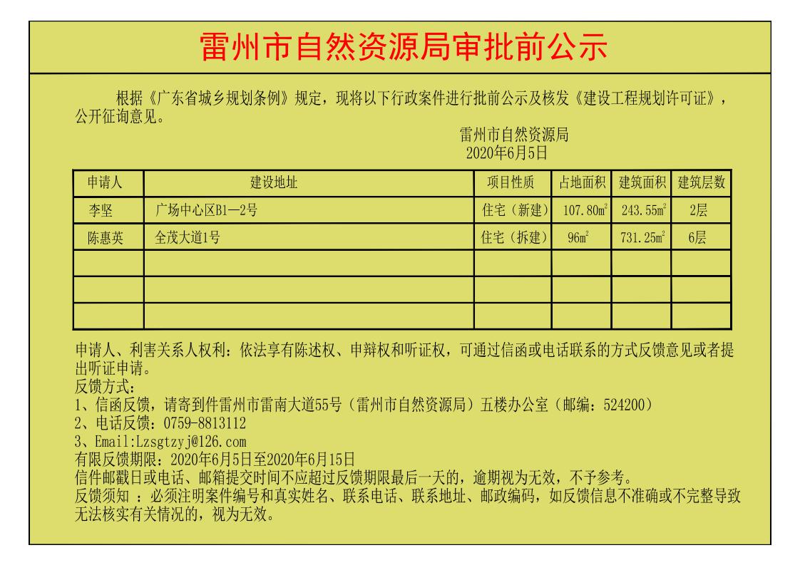 关于李坚、陈慧英核发《建设工程规划许可证》的公示.jpg