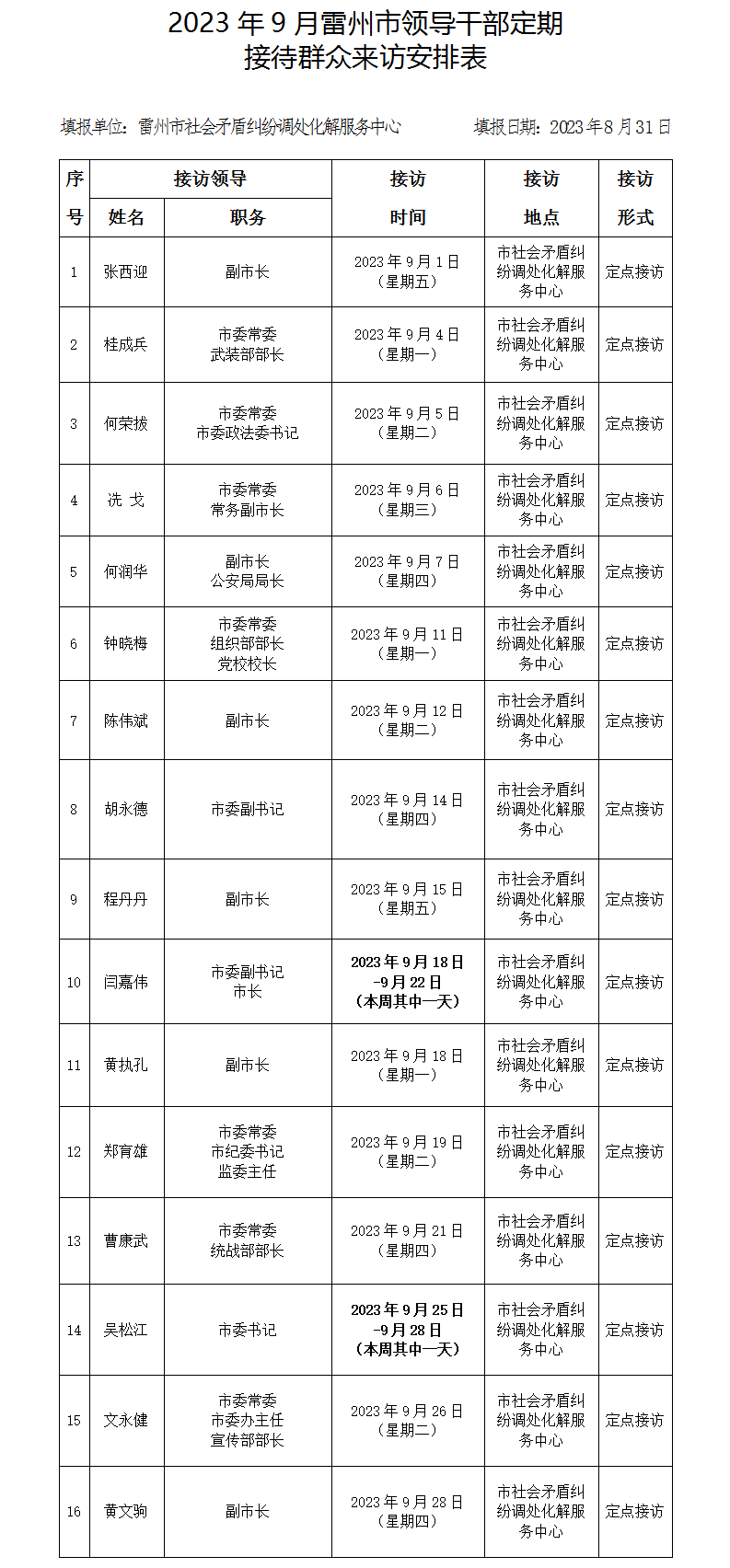 2023年9月雷州市领导干部定期接访表_01(1).png