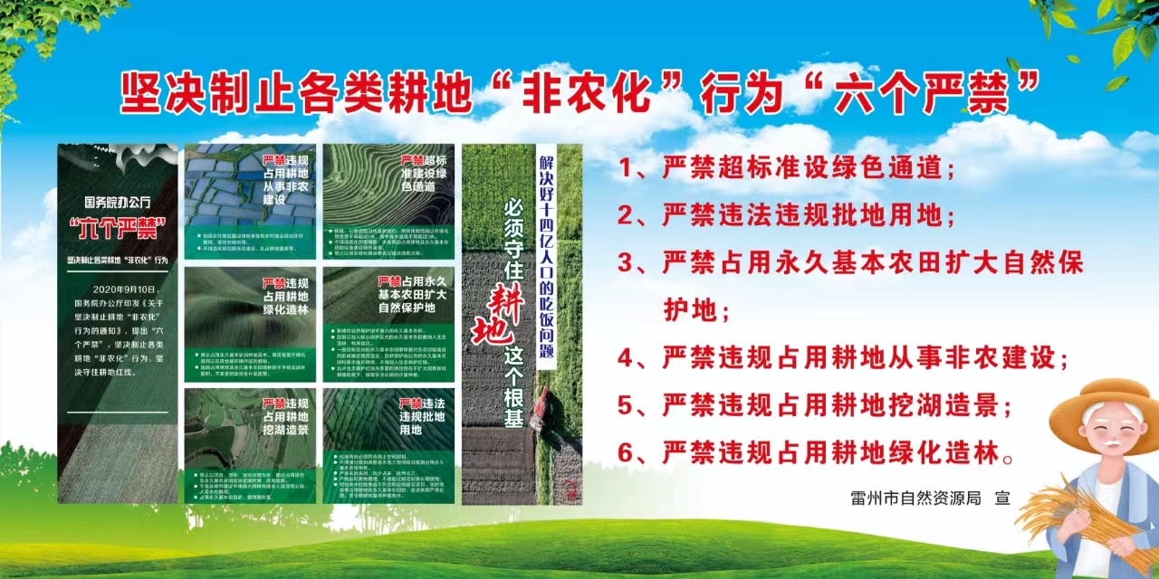 坚决制止各类耕地“非农化”行为“六个严禁”.jpg