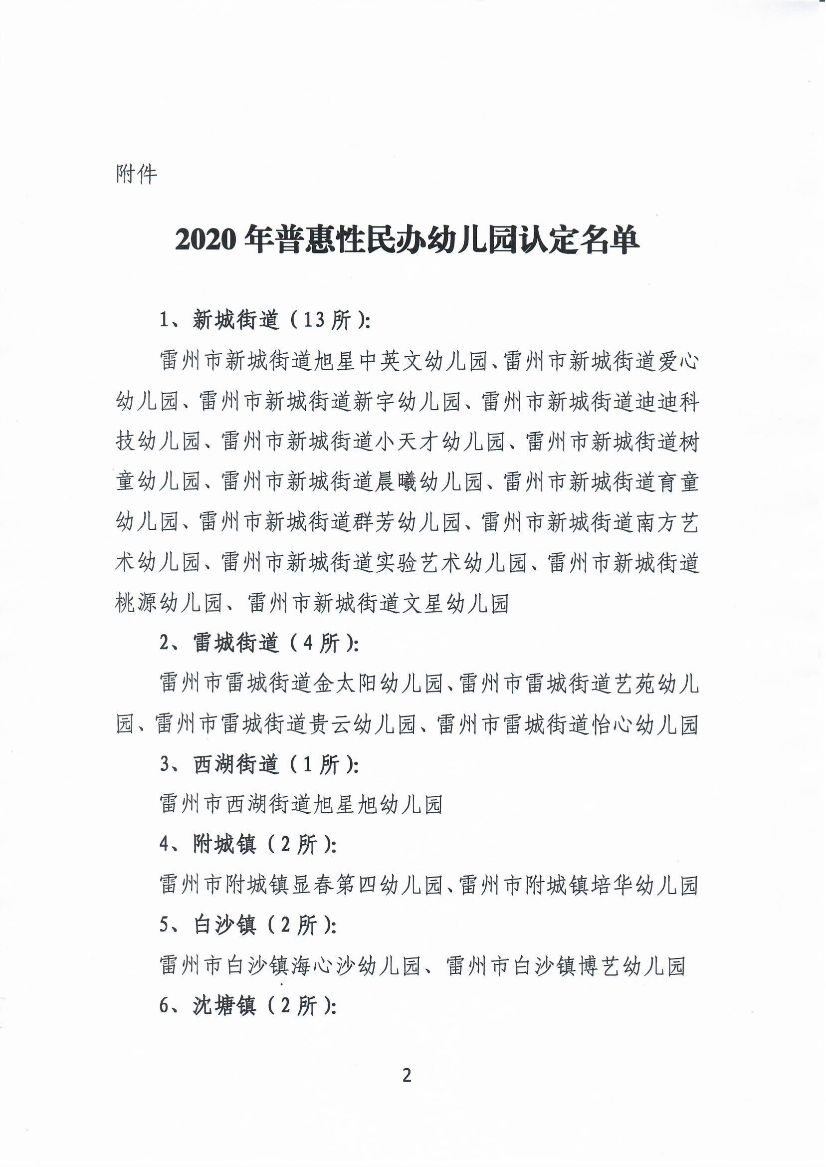 2020年雷州市普惠性民办幼儿园认定结果的公示-1.jpg