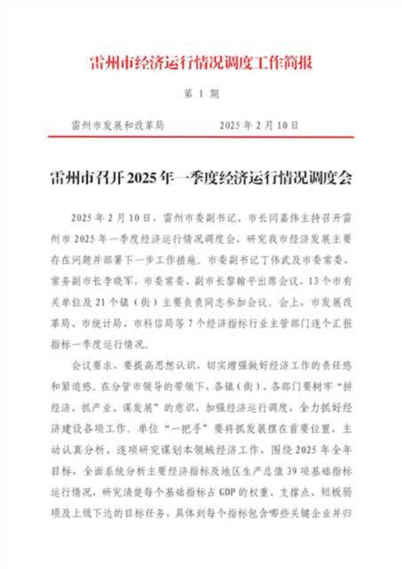 雷州市经济运行情况调度工作简报（第1期）(1)_01.jpg