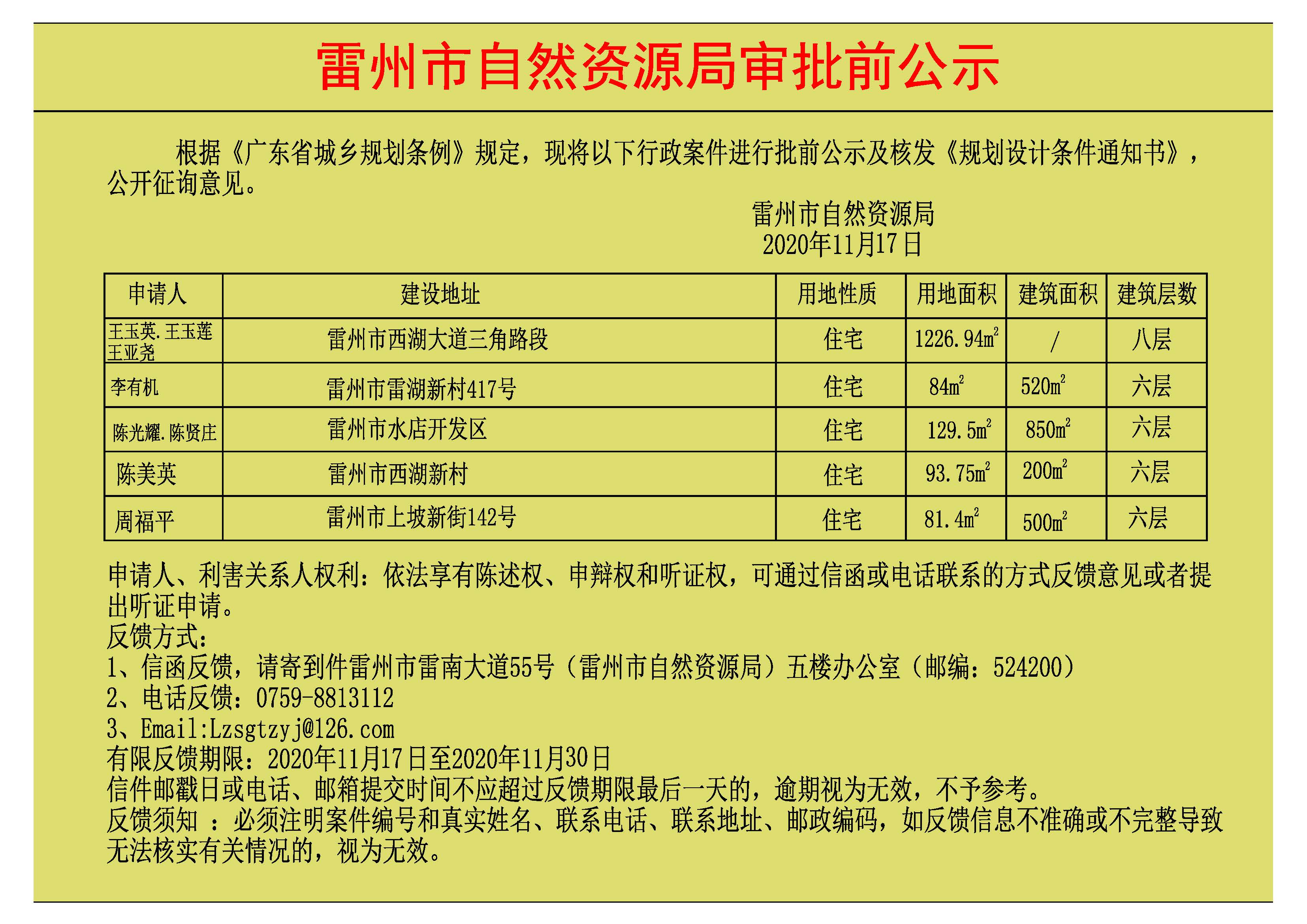 关于王玉英.王玉莲.王亚尧.李有机.陈光耀..陈贤庄.陈美英.周福平批前公示及核发《规划设计条件通知书》.jpg