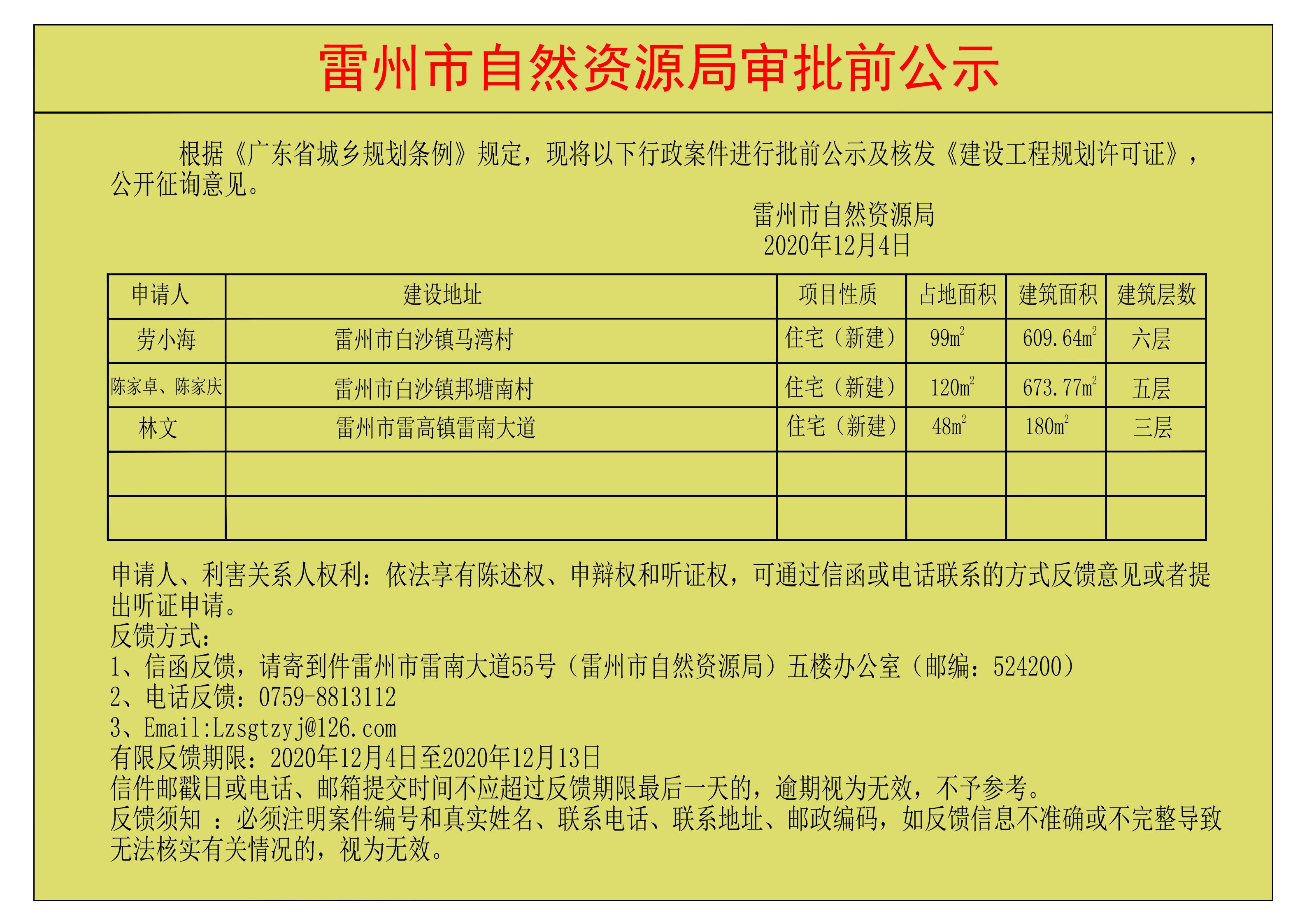 关于核发劳小海；陈家卓、陈家庆；林文《建设工程规划许可证》的公示.jpg