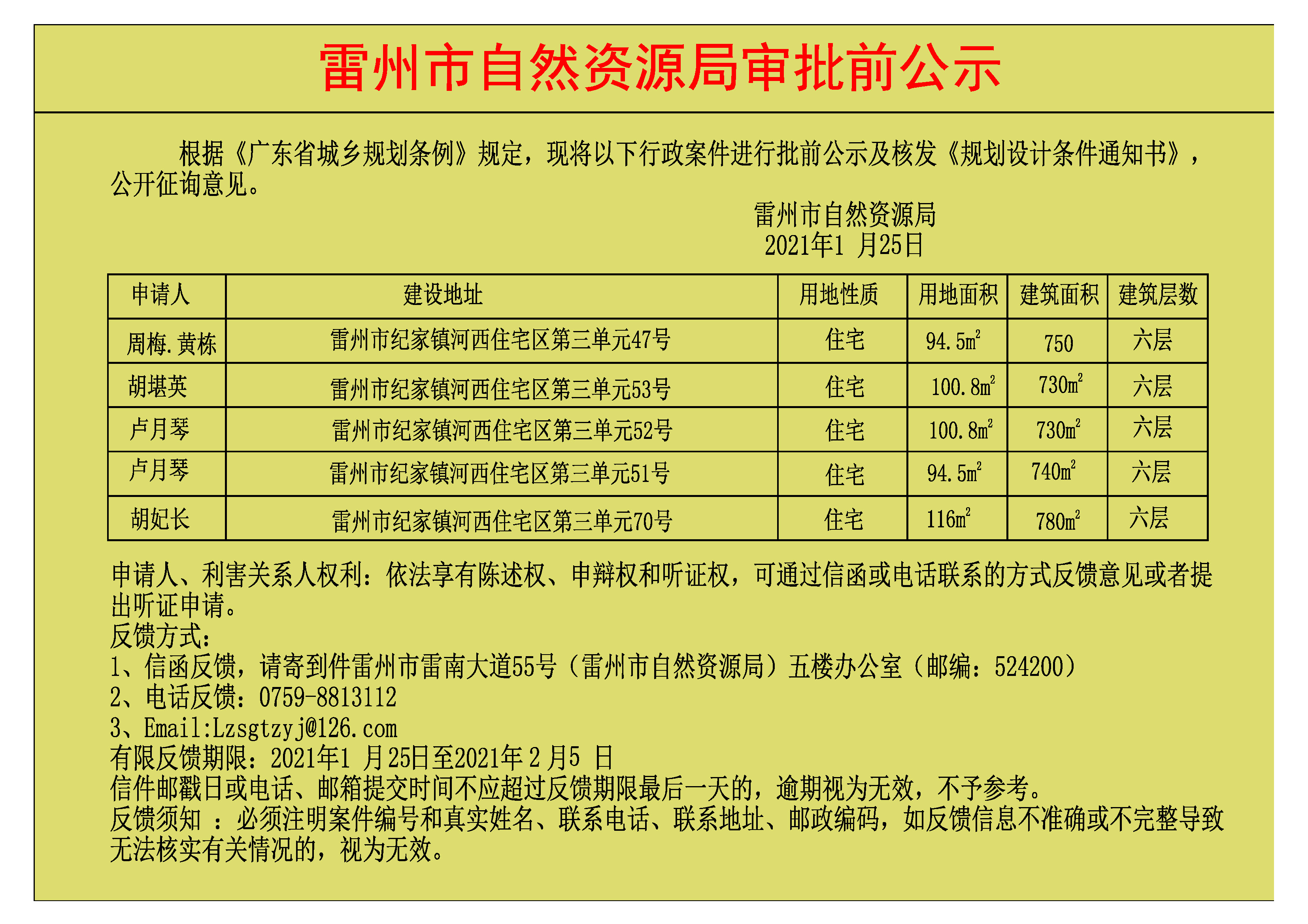 关于周梅.黄栋.胡堪英.卢月琴.卢月琴.胡妃长批前公示及核准《规划设计条件通知书》.jpg